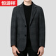 
Hengyuanxiang double-sided wool suit men's jacket autumn and winter new cashmere single western business casual slim young and middle-aged suit 2285 models - gray plaid 170 sizes - recommended weight 100-125 Jin [Jin equals 0.5 kg]