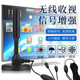 ASICS TV antenna receiver connected to the box for online TV viewing, new TV indoor and outdoor antenna, supreme top version, set-top box + antenna