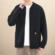 Bangyo Lovers Close de cardigan zipper 2024 Hiver Hiver High-Up épaissi lâche Veste de pull paresseux décontracté Couleur d'avoine 5057 S Poids recommandé 100-125jin [Jin est égal à 0,5 kg]