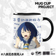 Hay demasiadas heroínas en el anime que rodea a Hachina Mian Apricot Mug Ceramic Water Cup Regalo L691 (Copa)