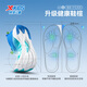 
XTEP (XTEP) [Hydrogen Wind 8.0 Foot Protection Running Shoes] Children's Shoes Breathable Rotary Buckle Running Shoes Sail White/Prussian Blue 37