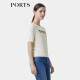 Ports Women's Clothing 2023 Sweater de manga larga de primavera y verano LP9K719SKT021 Milk White S