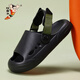 Astro Boy Children's Sandals 2025 Summer New Hole Shoes Indoor and Outdoor Bathroom Bathroom Anti-slip Boys Slippers Beach Shoes Black 24 Inner Length About 17 cm