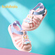 Balabala Kinderschuhe Kindersandalen Baby Cartoon Schuhe 2025 Sommer neuer Stil Jungen und Mädchen Strandschuhe Nicht-Schlupf-Kaninchenrosa 20 (innere Länge 15 cm empfohlene Fußlänge 14 cm)