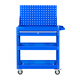 Gutian tool cart auto repair trolley multi-functional mobile turnover parts multi-layer workshop drawer type wheeled three-layer blue three-layer regular model