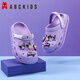 ABC Niños Slippers Sanrio de Sanrio Summer Girls Kulomi Sandalias Sobleos suaves Zapatos de playa 8605 Púrpura 33