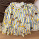 Wanmanduo Internet Promi Cartoon Dachshund Hund Pyjamas für Frauen im Frühling und Herbst langärmelte 2025 neue süße und niedliche Streifen-Strickjacke Hauskleidung 9274# Doppelte lang gestreifte Kaninchen M 75-100jin [Jin gleich 0,5 kg]