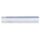 HF imported comb Japanese cat special long and short hair comb to remove floating hair facial details comb dog comb silver piano comb model X5