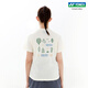 Serie de protección natural y ambiental de Yonex 25SS 16833CR/16835CR Camiseta de deportes al aire libre Hombres y mujeres 16835cr Ice Beige (Estilo de mujeres) L
