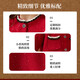 ASK JUNIOR Xiaoxiangfeng children's skirt winter girls' round neck New Year's knitted sweater skirt mid-length princess skirt big red 150