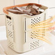 Ou Runzhe two-piece folding dirty clothes basket bathroom toilet retractable dirty clothes basket clothing storage large capacity dirty clothes basket