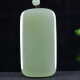 Precio garantizado 618 Hetian Jade Nothing Paleta Verde Jade Hetian Jade Men Jade Colgante Collar Modelo One M9717Z