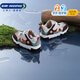 
Dr. Jiang Spring Boys and Girls Hollow Breathable Baby Toddler Shoes Comfortable and Casual Children's Sports Shoes Rice/Brown/Green 26 Size foot length approximately 15.6-16.1