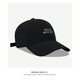 Women's new summer deep top showing face, big head circumference sun protection and sun protection wide brim baseball hat men's letters beige adjustable (about 55-58cm)