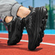 2025 Nuevo antílope Fast Antelope Marathon Running Shoes Running Breathable No-Slip Wear Resistente Versátiles Soft Sole Running Shops 9908 Negro 42
