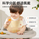 
Betas baby eating bib summer baby bib supplementary rice bag super soft silicone children waterproof and oil-proof rice