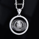 GsunG platinum PT950 rotating Thousand-Hand Avalokitesvara pendant for men, fashionable and trendy pure platinum pendant round plate, priced by gram, please contact customer service before bidding.