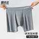 Snow Flying Sports Extended Ice Silk Underwear Men's Anti-Wear Legs Without Stainless Antibacterial Men's Boxer Underwear
