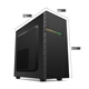 华硕（ASUS）酷睿10/12/13代i3 12100F台式电脑商务办公设计主机电商客服企业采购DIY组装电脑整机全套 配置一 i3 10105F丨16G丨独显WIFI 单主机