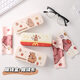 Caja de gafas Kulomi de dibujos animados de alta gama portátil de alta presión y gafas de sol femeninas anti-caídas Miopía Miopía Caja de almacenamiento (Happy Yugui Dog) 10*10*10cm