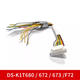 HikVision Control de acceso a la cara DS-K1T671/F72/341/342/804 Cable de conexión Panel posterior DS-KVJ203 Cable