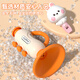 Süße kleine Trompete Kinderspielzeug 0-1-Jähriger Baby blasen Musik Mundonica Pfeife für Säuglinge und Kleinkinder 3 können Musikinstrumente blasen 2 J [Drei-teiliges Set] Orange Small Trompete + Crocodile Mundhilonica