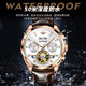 
Patek Philippe Switzerland certified famous watch top ten watches for men fully automatic mechanical watch men's watch luminous waterproof men's watch Oupinke-3291-brown leather rose white free engraving