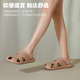 
Park Xi Baotou simple women's sandals at home and indoor couples can wear slippers outside men Angora red 36-37