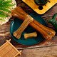 Boqiduo cowhide bone 7.5cm (4 pieces) dog snacks, teething stick, cowhide bone pressing tool, tooth cleaning artifact, bone chewing training