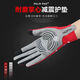Cycling gloves men's spring and summer thin full-finger breathable mountain bike half-finger shock-absorbing non-slip fitness sports women's Chinese red