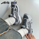 亚瑟士（asics）Gel Kayano14户外机能低帮运动休闲跑鞋1202A056-111 1203A416-100【米灰色】 43.5