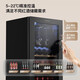 Candor Constant Temperature Red Wine Cabinet Home Wine Cabinet Living Room Office Small Red Wine Tea Beverage Refrigerator Fresh Cabinet CN-142 | Upgraded with Lock | Right Door Opening 38 Bottles