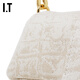 
JACQUEMUS IT Women's Shoulder Bag Underarm Bag New Retro Textured Flip Bag Crossbody Bag 3881JK IVX/Beige F