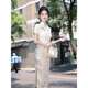 Neue chinesische Stil täglich tragbare kleine mittelgroße Cheongsam Neue Sommer verbesserte junge Modell 1584 Bildfarbe L.