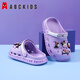 ABC Niños Slippers Sanrio de Sanrio Summer Girls Kulomi Sandalias Sobleos suaves Zapatos de playa 8605 Púrpura 33