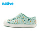 
native2025 Jefferson, Whale, Sea Series, Children's Cave Shoes, Boys and Girls Sandals, Water Green Machinery Comics, White 31