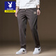 
Playboy autumn and winter men's trousers casual pants men's Korean style fashion trend men's hoodies trendy slim men's casual pants h6625/black XL 175 Recommended 130-150Jin [Jin equals 0.5 kg]