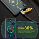 MSSM four-in-one data cable mecha multi-function data cable braided cable PD65W fast charging suitable for Apple 17/16 Xiaomi Huawei mate70/60 tablet charging cable 1 meter