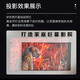 贝视曼抗光投影幕布超窄边画框幕布中长焦窄边家用激光电视幕布 120寸（2679*1518） 编织透声白
