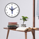 Kreative und modische dekorative Wand hängende Uhr Wohnzimmer Cross Wanduhr moderne einfache und atmosphärische Uhr Wand Hanging A684 Roségold 12 Zoll (Durchmesser 30 cm) für Schlafzimmer geeignet