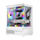 EVESKY 玄武MINI 无立柱海景房机箱 M-ATX主板/270°广角玻璃侧透 240水冷游戏电脑主机箱 支持4090显卡 玄武MINI白色【支持M-ATX主板/240水冷】