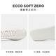 ECCO Herren Casual Schuhe bequeme Schnüre-up-Freizeitschuhe weiche und coole Nullpunkt-Herrenschuhe Serie 537764 Weiß 42