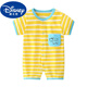 Disney baby clothes summer thin newborn baby boy pure cotton jumpsuit short-sleeved sports and casual crawling clothes trend Frog short-sleeved P677 (slightly thin) 73cm Recommended age 6-9 months