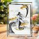 Crystal Photo Cames autour de la culture mortelle d'immortels Han Li Nangong Wan Animation Ornements de bureau sur la table Personnalisation du cadeau d'anniversaire Ssela1477 Five-Inch-Small, Mauvais effet