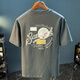 Camiseta de manga corta de carpintero de carpintero 2025 Summer Loose Casco de cuello redondo con cuello redonda de altura