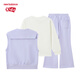 
NEW BALANCE nb children's clothing girls 25 years of spring and autumn new T-shirt vest pants set ND2PF14122 light purple 130