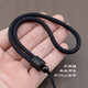 Fat Donglai's same style handlebar lanyard free of braiding sandalwood rope embossed Ruyi finger rope car key chain anti-lost black wrist rope circumference about 30cm