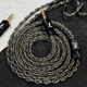 Line -Künstler Black Crazy (Golden Tail) ausgeglichenes Line -Kopfhörer -Upgrade -Linie Shure 846 Zweite Generation/AONOC5 6,35 mm Gerade Schnittstelle