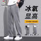 
Woodpecker wide-leg casual pants for men's summer thin ice silk loose jeans American fashion brand straight Woodpecker-1050-blue 2XL