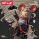 Pop Mart Popmart Space Molly1000% Mega Collection Series 70cm General Toy Toy Pisos Anniversary Anniversary Mickey 1000% (78 cm)
